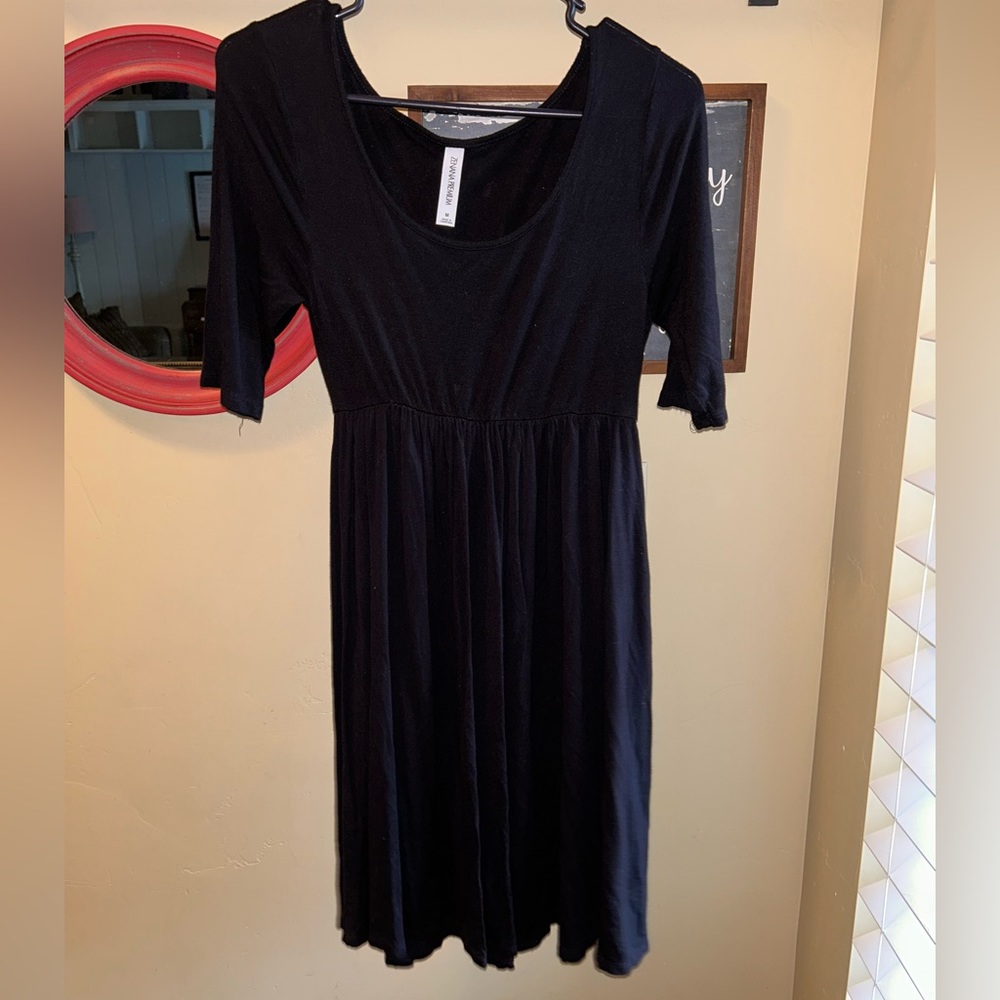 Simple black dress